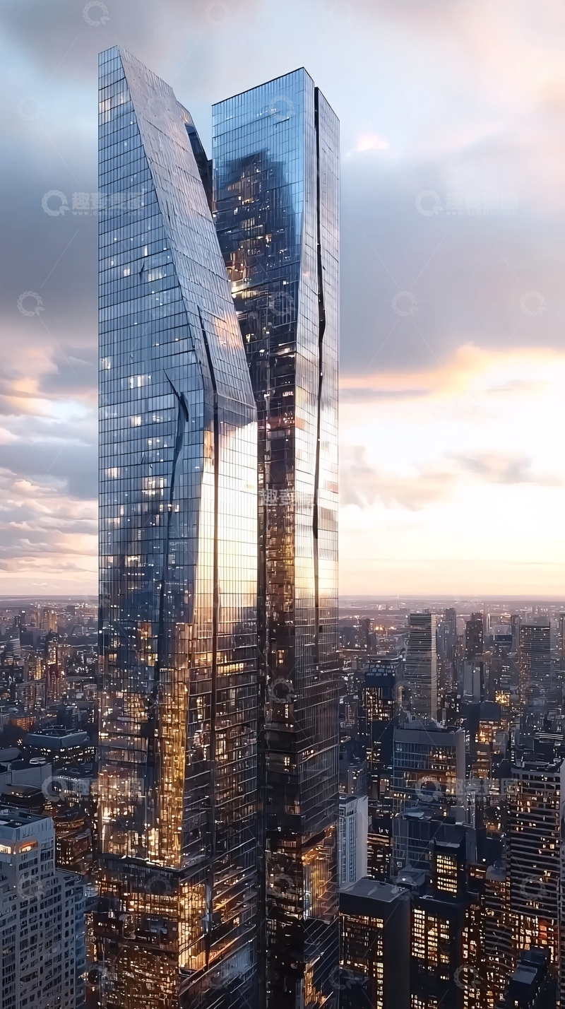 高清大图下载【趣麦麦图】未来都市摩天大楼