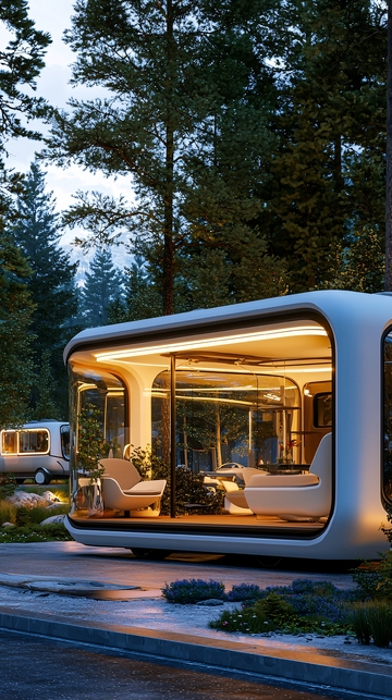 未来感移动房屋