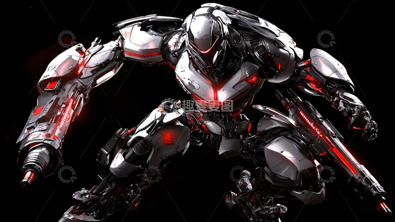 高清大图下载【趣麦麦图】科幻巨型机器人