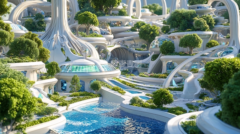 高清大图下载【趣麦麦图】未来都市