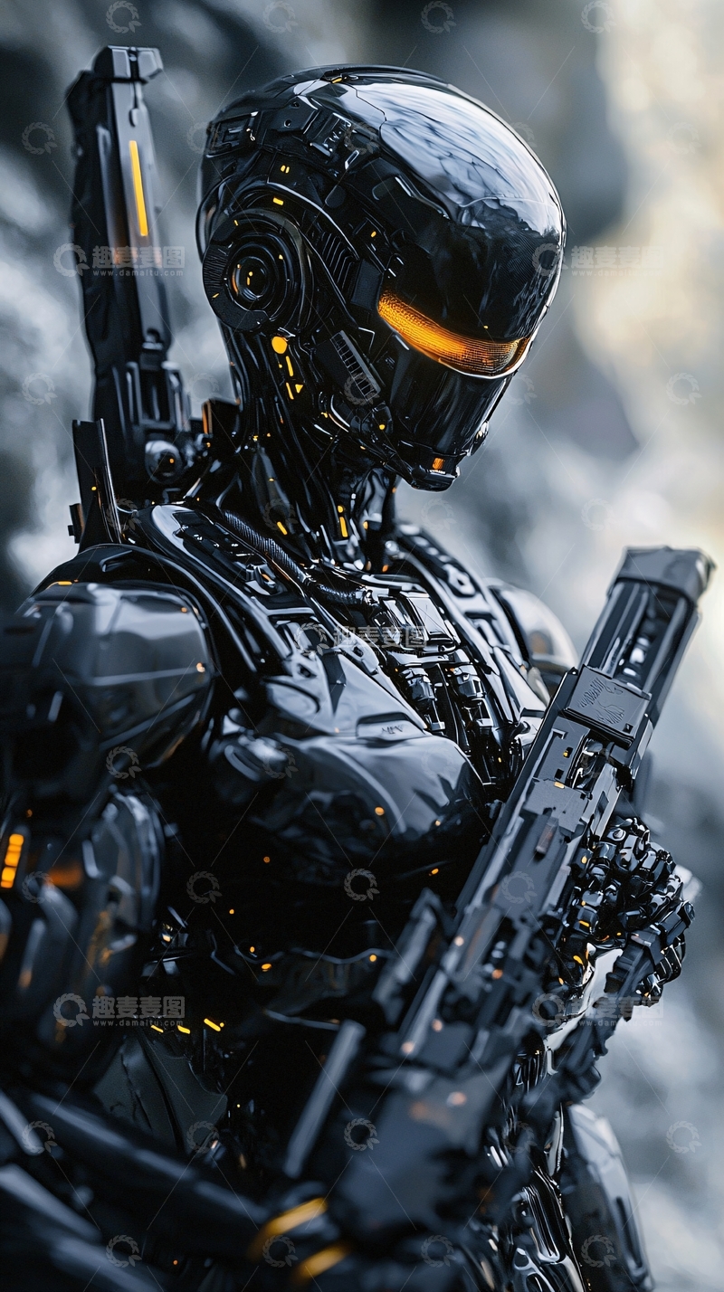 高清大图下载【趣麦麦图】未来战士