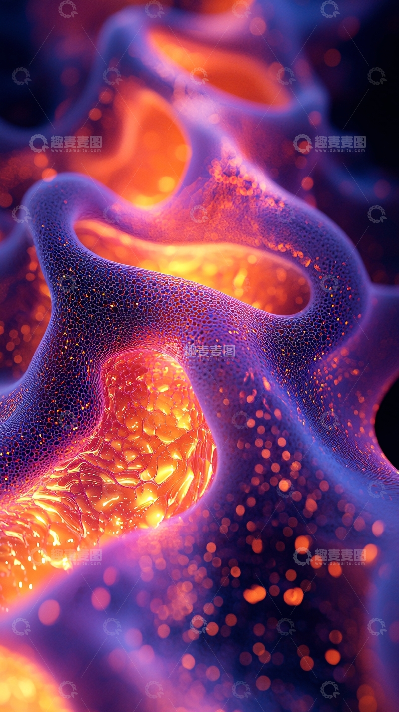 高清大图下载【趣麦麦图】抽象发光体