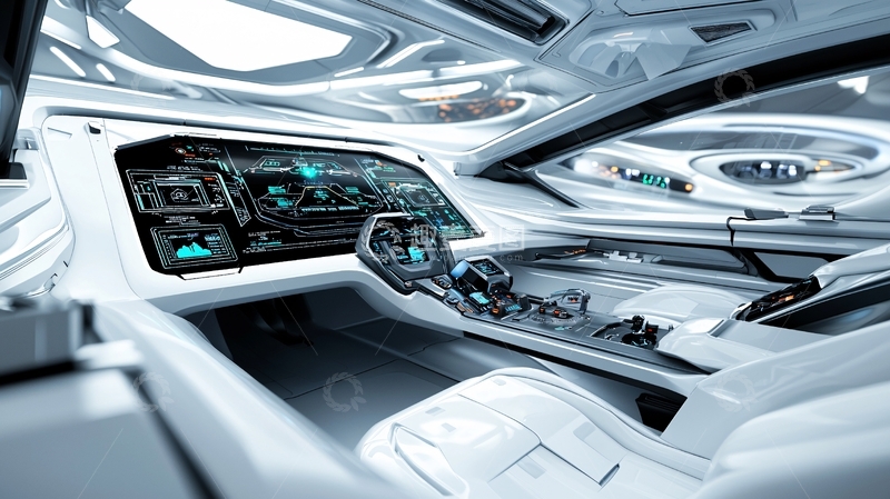 高清大图下载【趣麦麦图】未来感汽车内饰