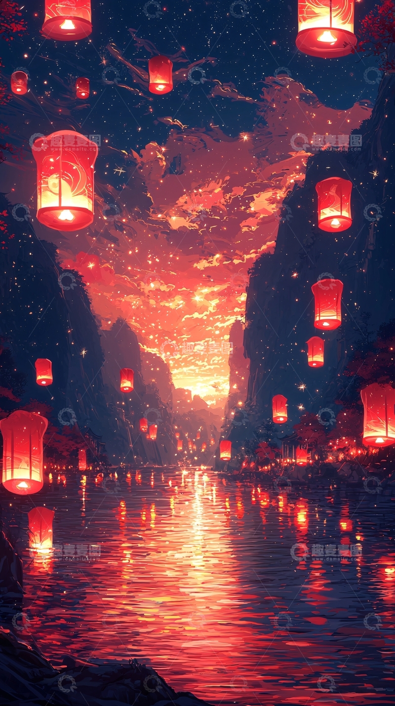 高清大图下载【趣麦麦图】红灯笼