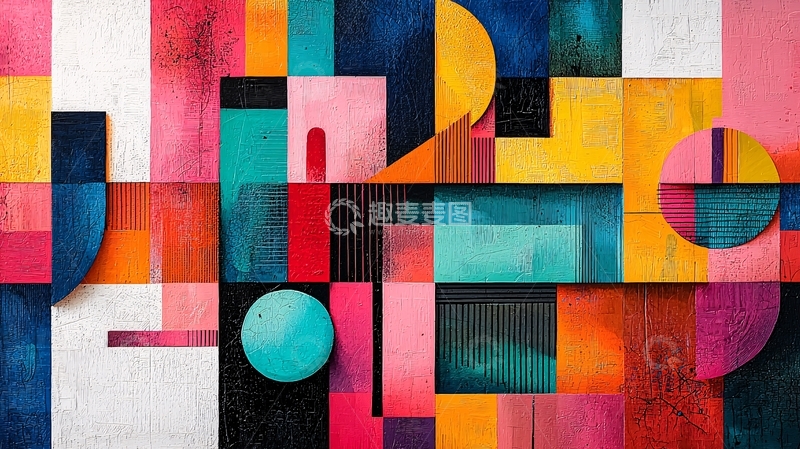 高清大图下载【趣麦麦图】抽象几何图形图案