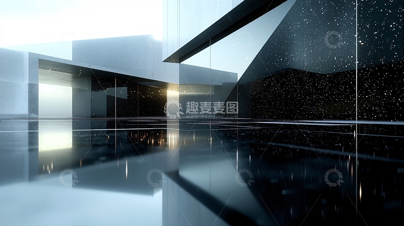 高清大图下载【趣麦麦图】极简主义建筑内景