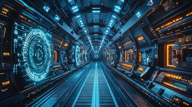 高清大图下载【趣麦麦图】未来科技感走廊