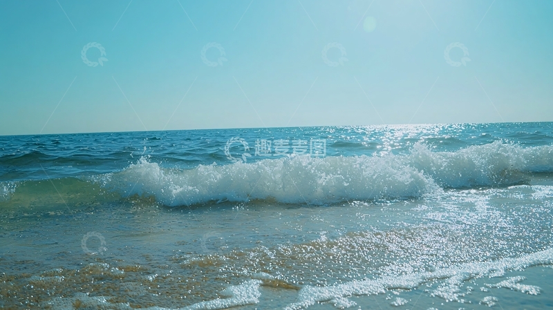 高清大图下载【趣麦麦图】阳光沙滩海浪31