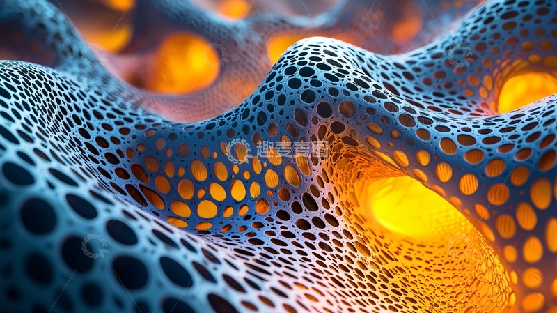 高清大图下载【趣麦麦图】未来科技网状结构