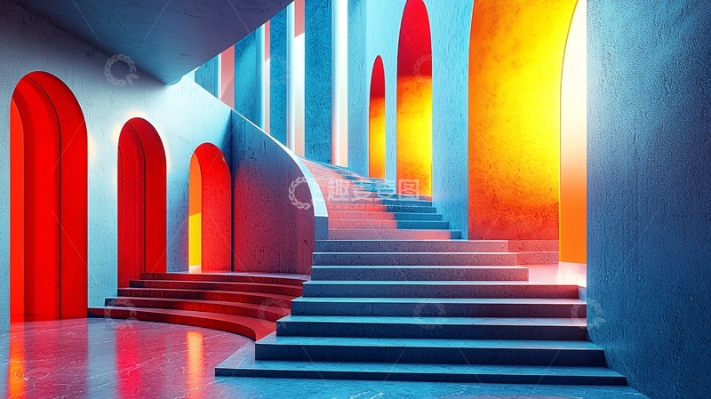 高清大图下载【趣麦麦图】抽象建筑