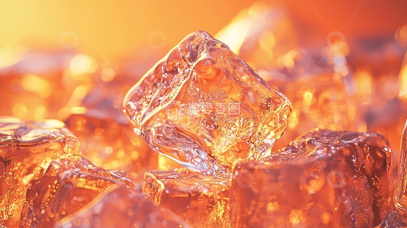 高清大图下载【趣麦麦图】冰块特写