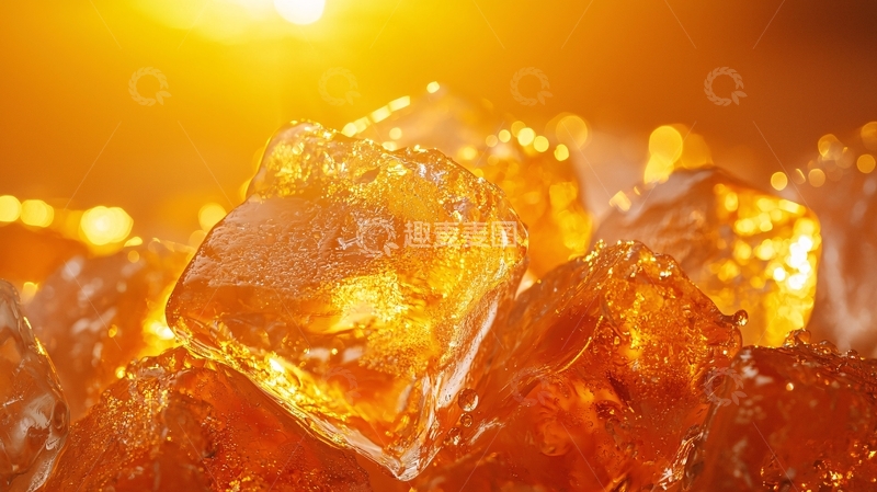 高清大图下载【趣麦麦图】冰块特写