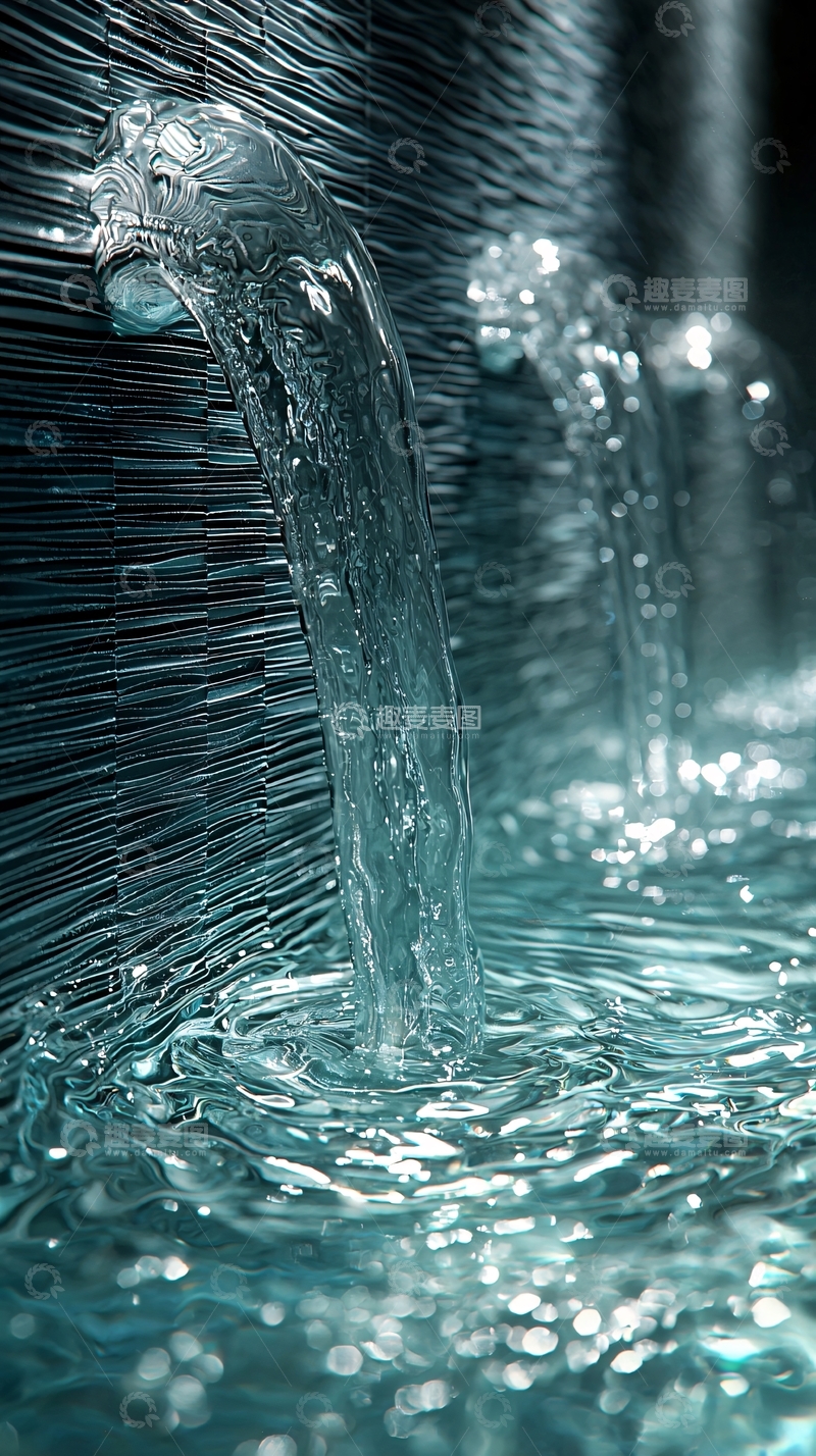 高清大图下载【趣麦麦图】流水