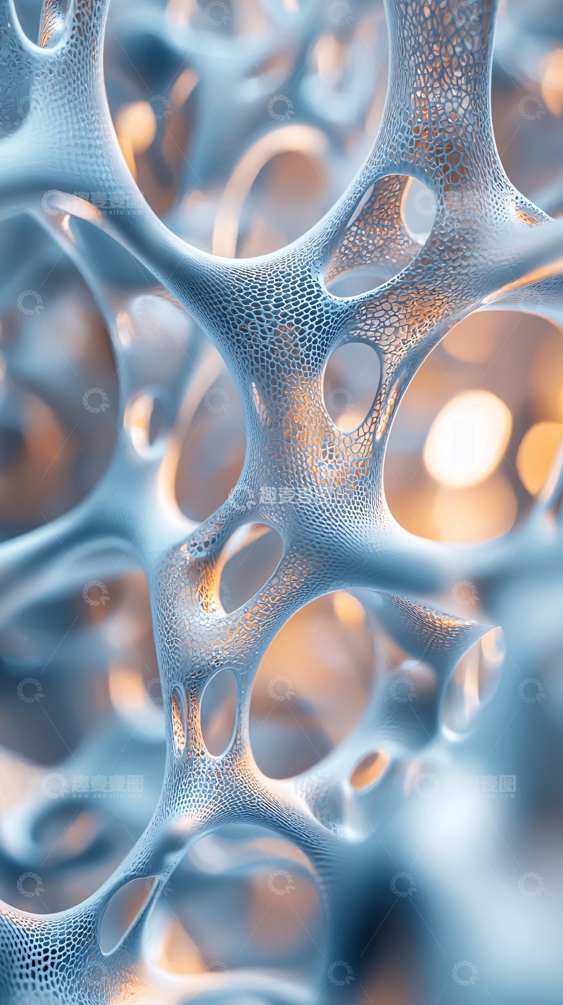 高清大图下载【趣麦麦图】骨骼微观结构