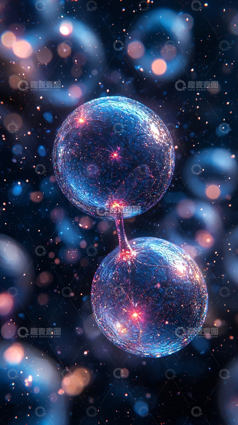 高清大图下载【趣麦麦图】宇宙分子结构图