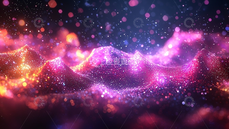 高清大图下载【趣麦麦图】梦幻般的光影山脉