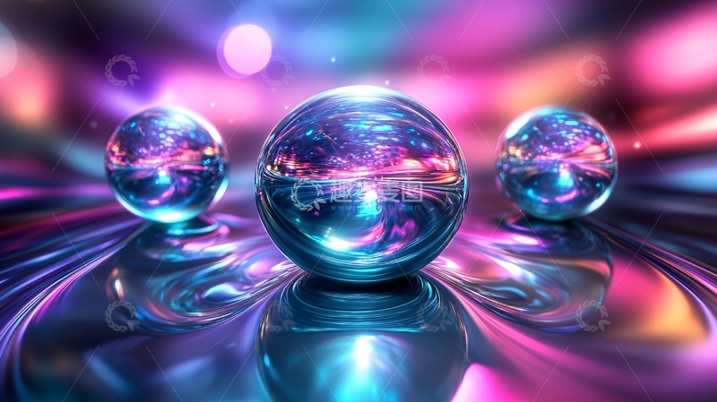 高清大图下载【趣麦麦图】未来感光球
