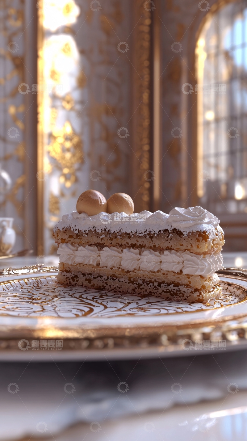 高清大图下载【趣麦麦图】奢华奶油蛋糕