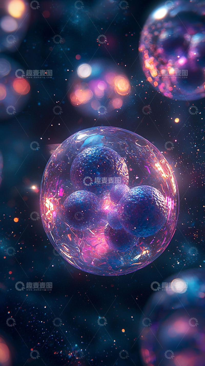 高清大图下载【趣麦麦图】宇宙泡泡