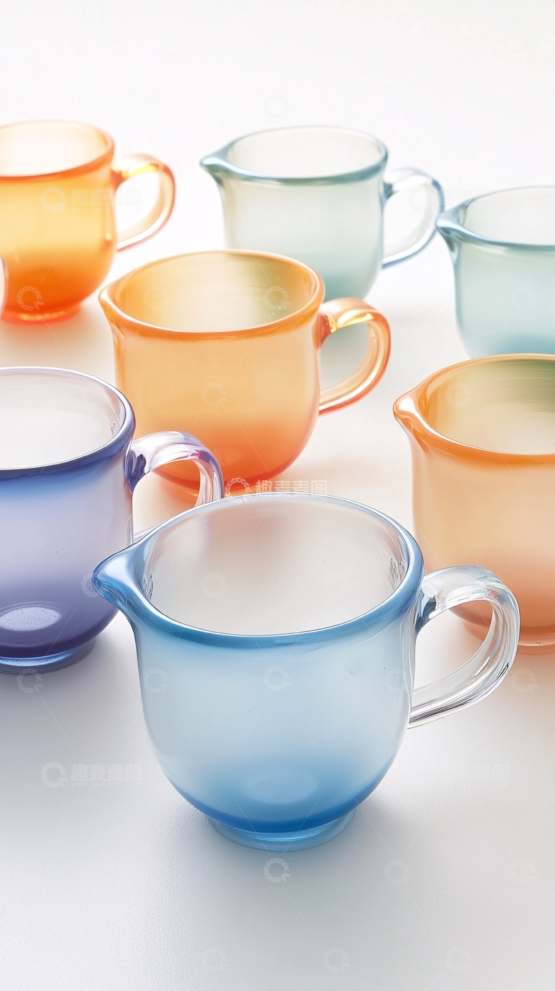 高清大图下载【趣麦麦图】彩色玻璃杯