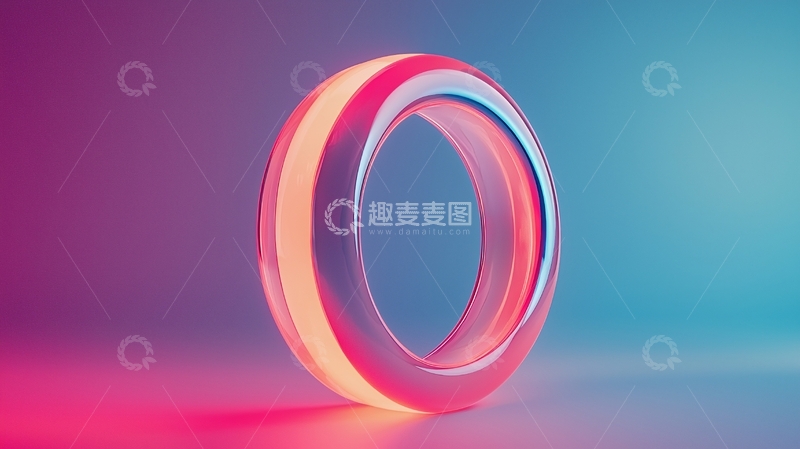 高清大图下载【趣麦麦图】透明环