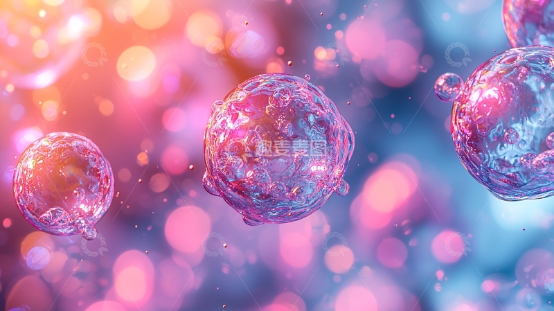 高清大图下载【趣麦麦图】细胞组织显微镜下的梦幻景象