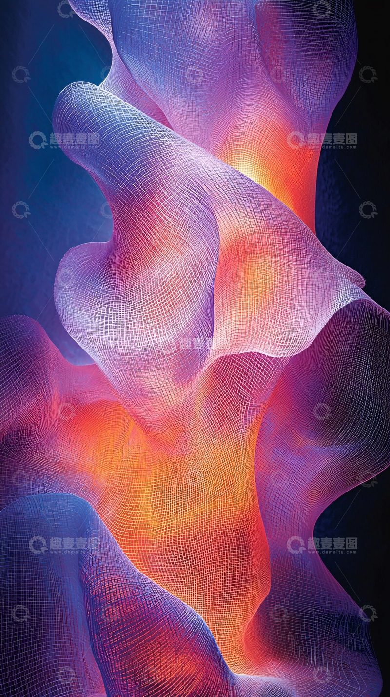 高清大图下载【趣麦麦图】抽象渐变色彩