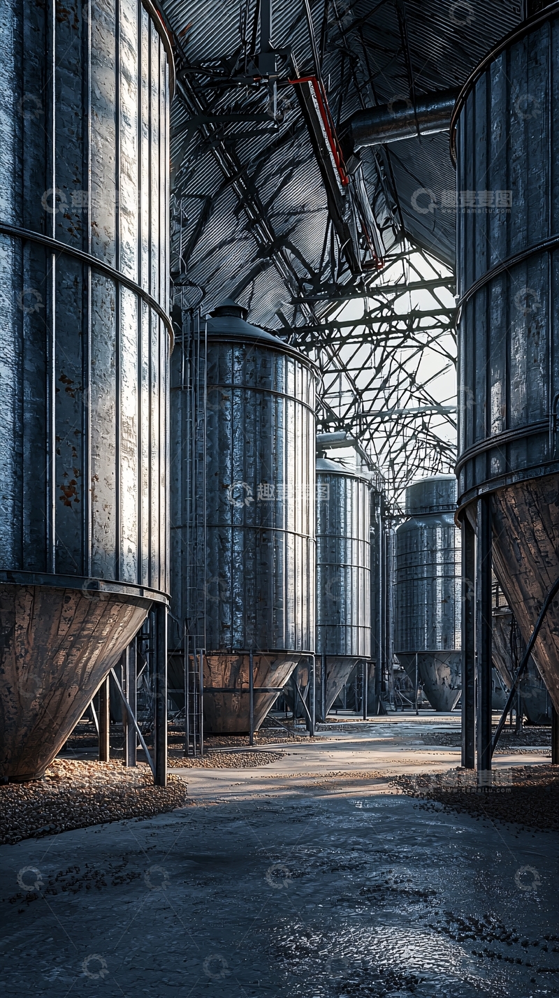 高清大图下载【趣麦麦图】工业厂房内部