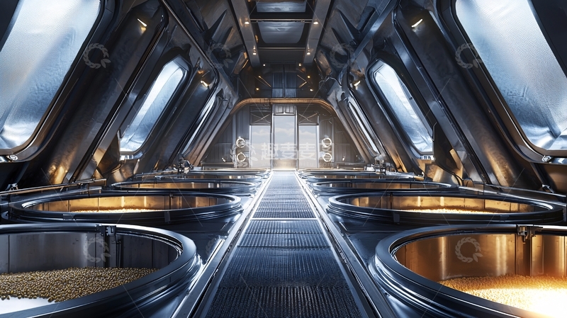 高清大图下载【趣麦麦图】未来科技感工业厂房