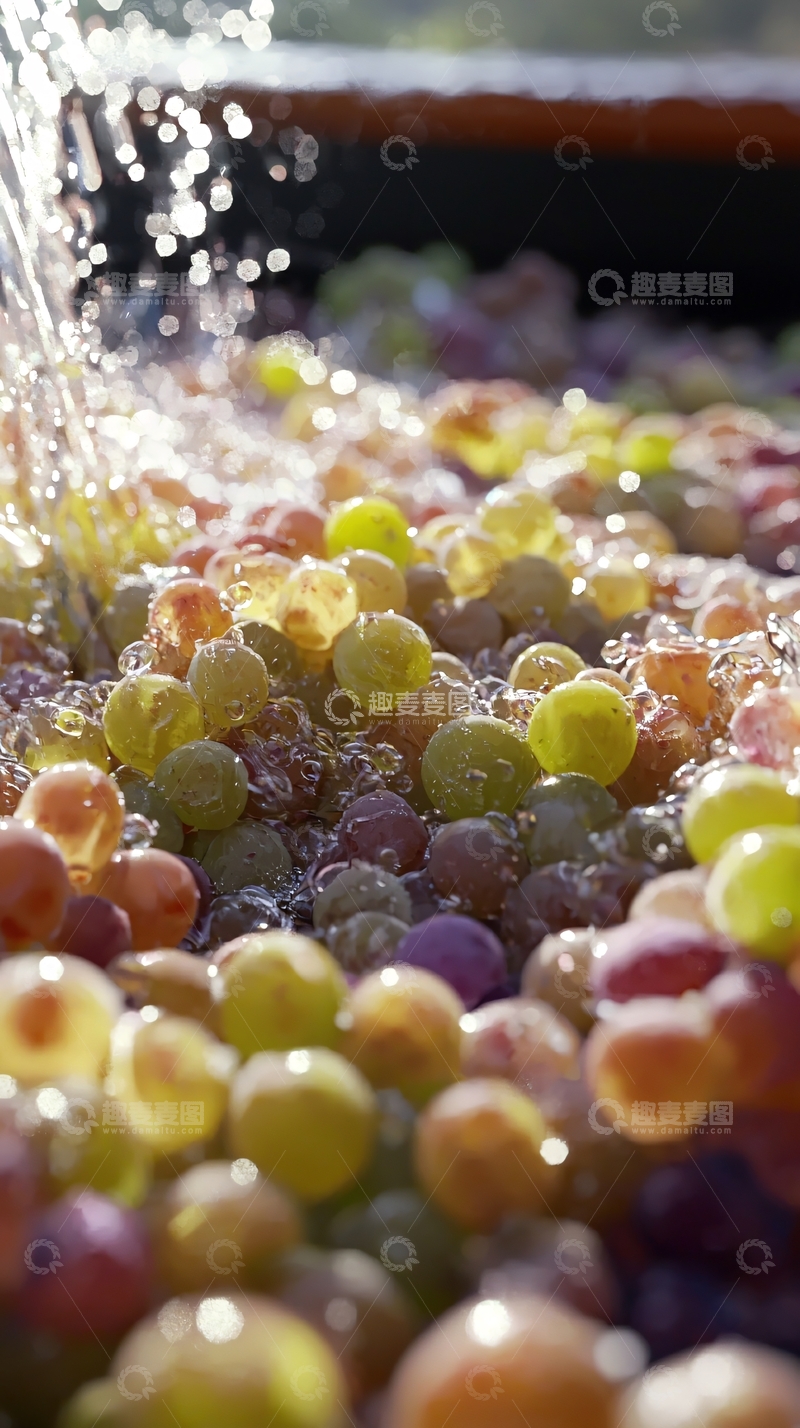 高清大图下载【趣麦麦图】清洗葡萄