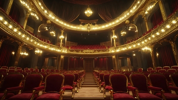 奢华剧院内部全景