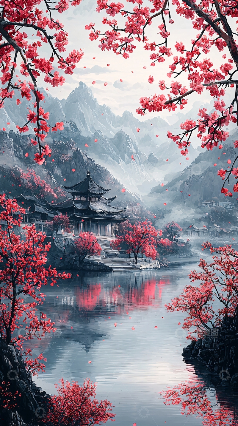 高清大图下载【趣麦麦图】水墨画