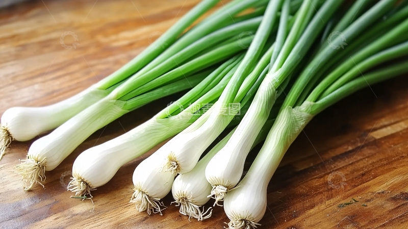 高清大图下载【趣麦麦图】新鲜青葱一把