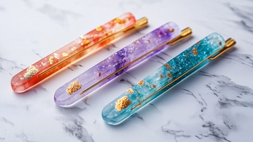 手工树脂发夹