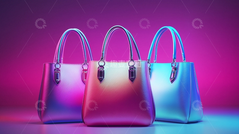 高清大图下载【趣麦麦图】炫彩手提包