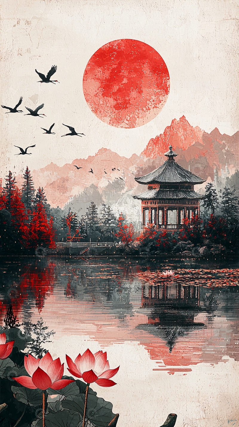 高清大图下载【趣麦麦图】水墨画