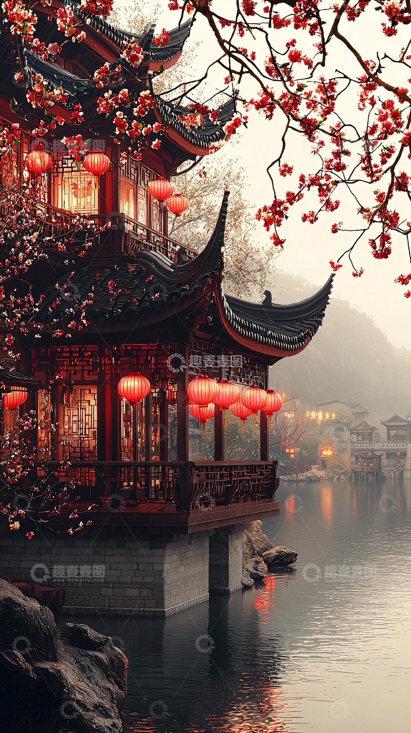 高清大图下载【趣麦麦图】水墨江南