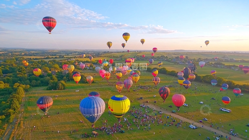 高清大图下载【趣麦麦图】热气球节盛况