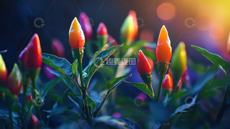 高清大图下载【趣麦麦图】彩色辣椒