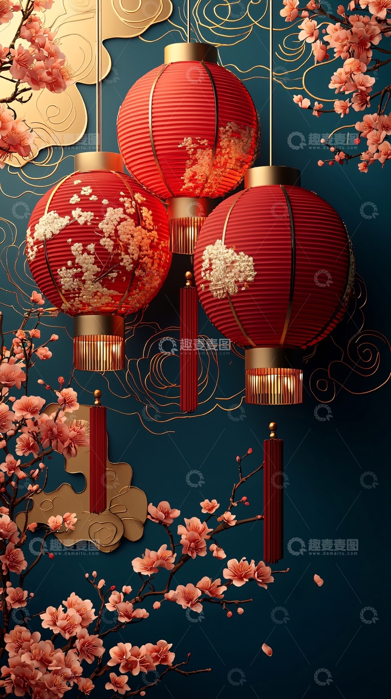 高清大图下载【趣麦麦图】红灯笼