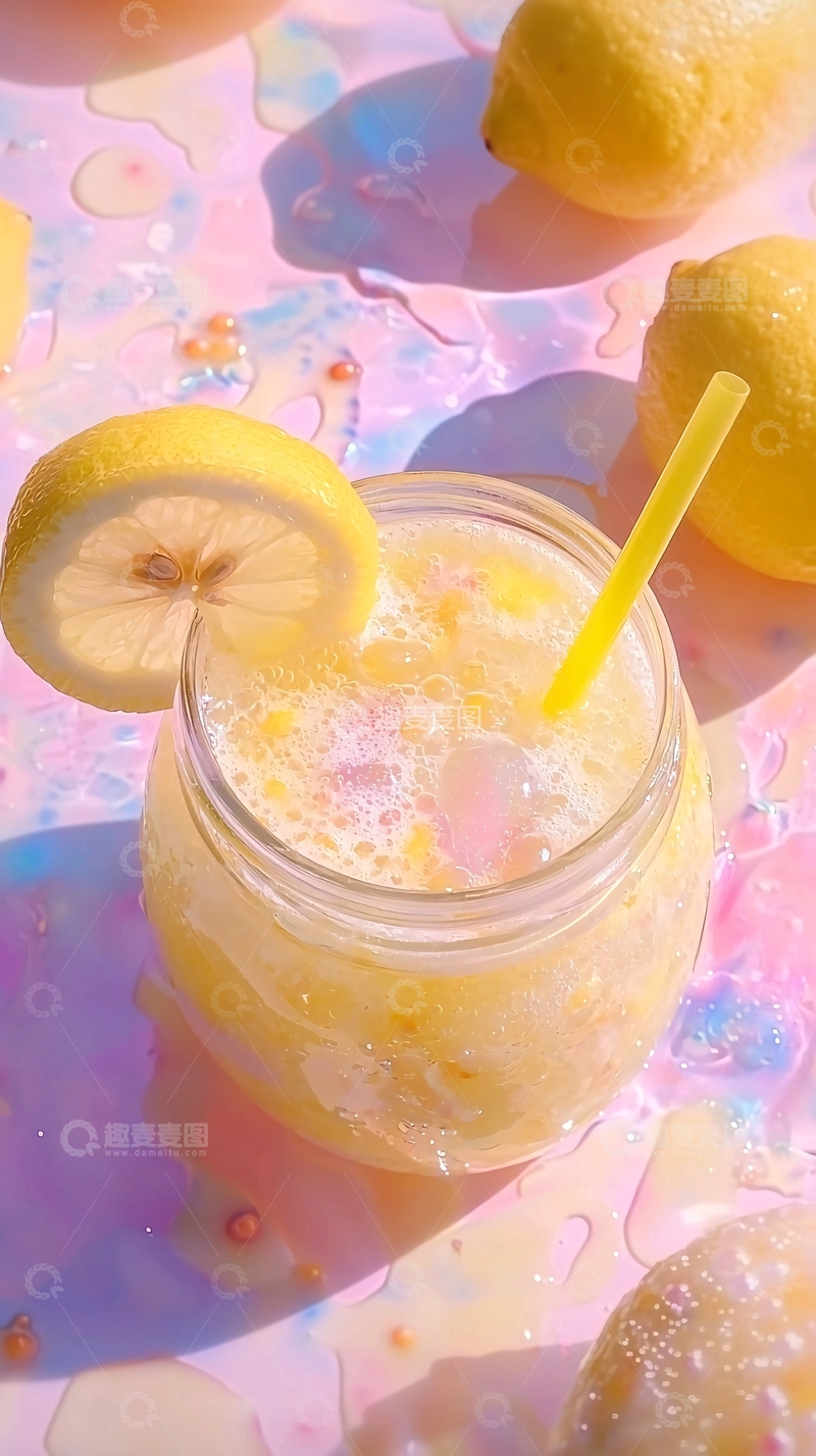 高清大图下载【趣麦麦图】柠檬水