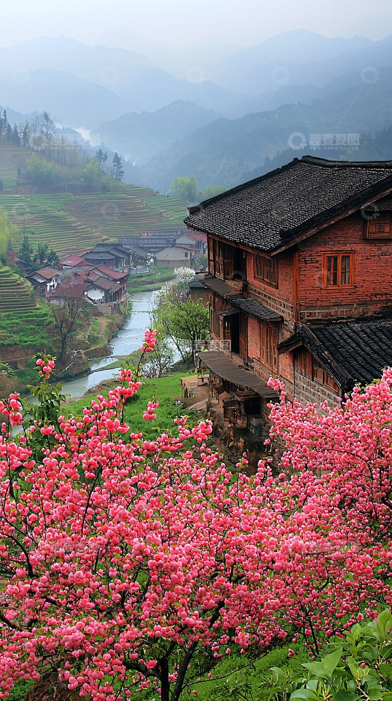 高清大图下载【趣麦麦图】中国乡村山水田园风光
