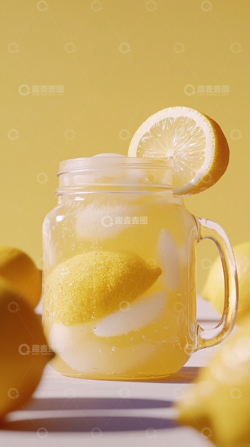 高清大图下载【趣麦麦图】柠檬水