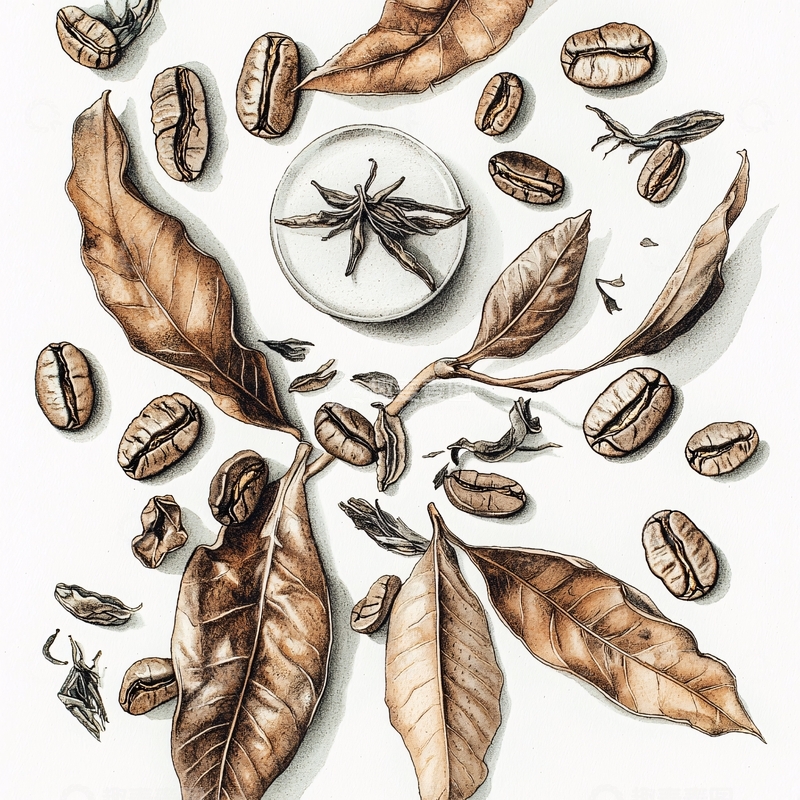 高清大图下载【趣麦麦图】咖啡豆3