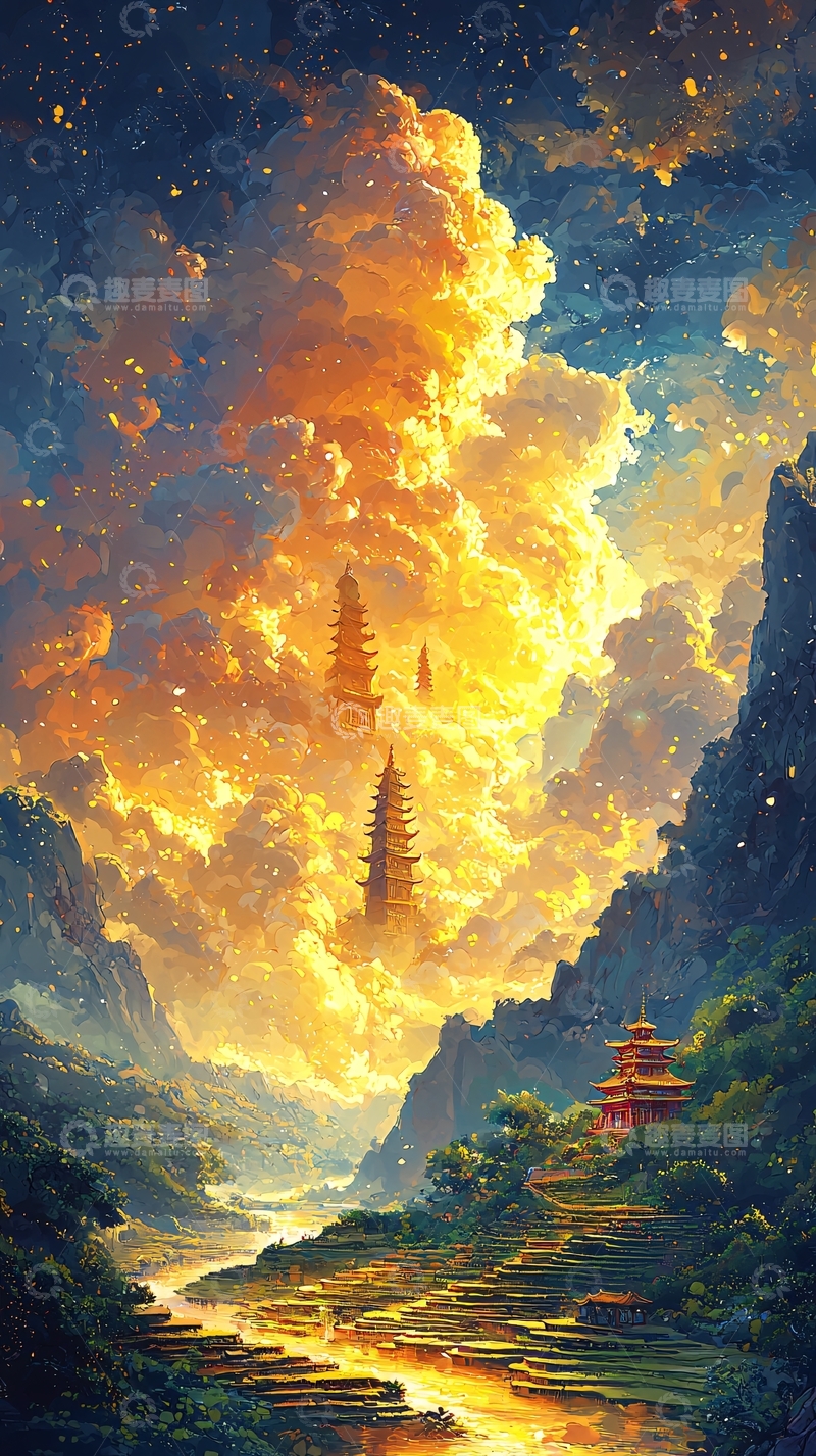 高清大图下载【趣麦麦图】梦幻仙境