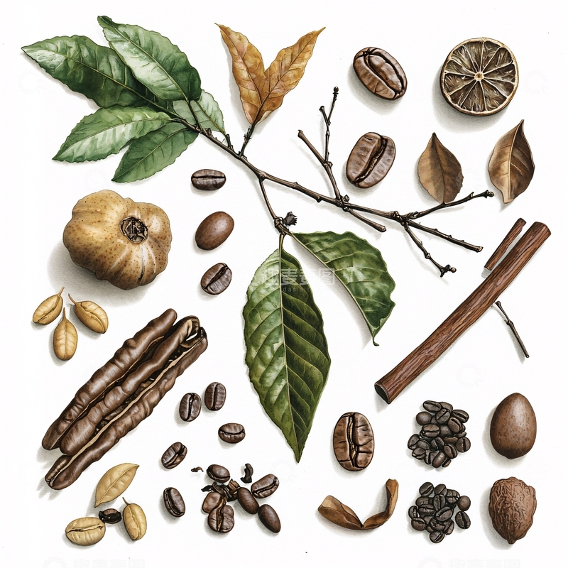 高清大图下载【趣麦麦图】咖啡豆2