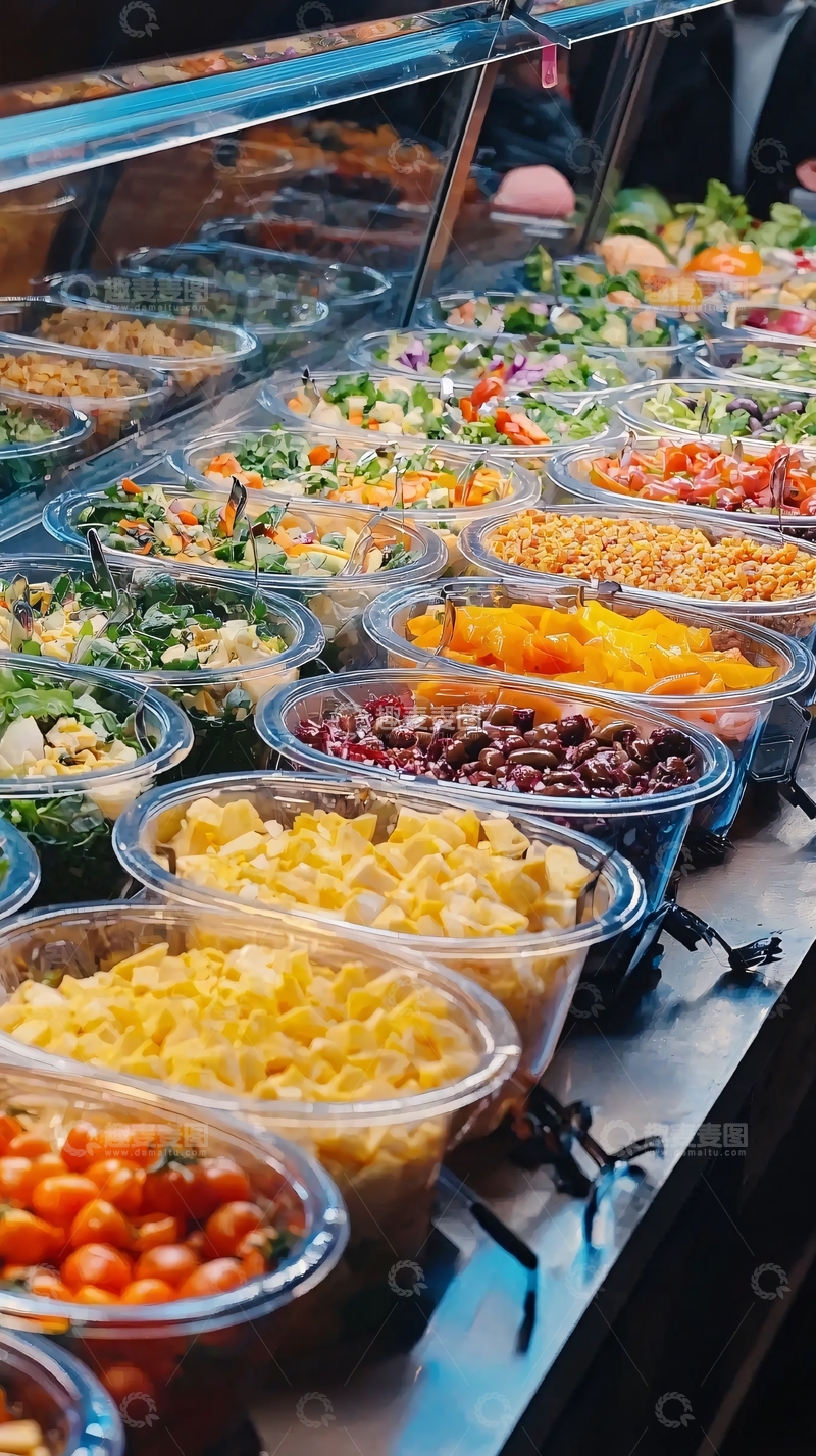 高清大图下载【趣麦麦图】自助沙拉吧