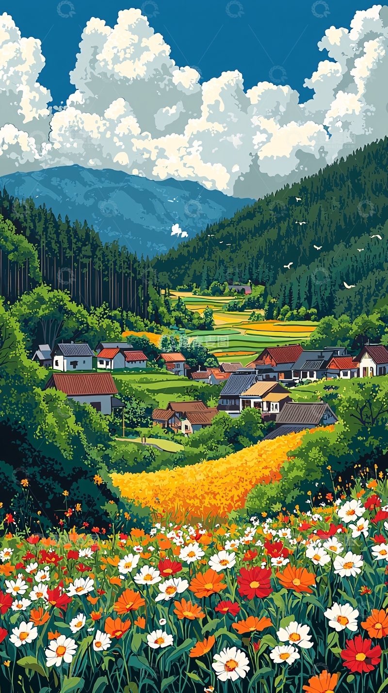 高清大图下载【趣麦麦图】田园风光188
