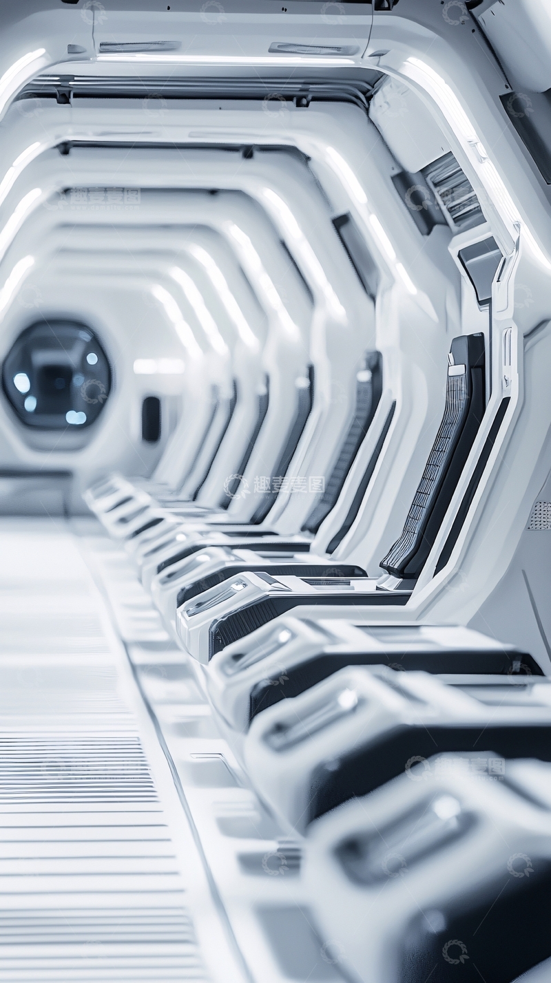 高清大图下载【趣麦麦图】未来科技感走廊