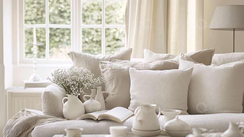 高清大图下载【趣麦麦图】简约舒适客厅布置